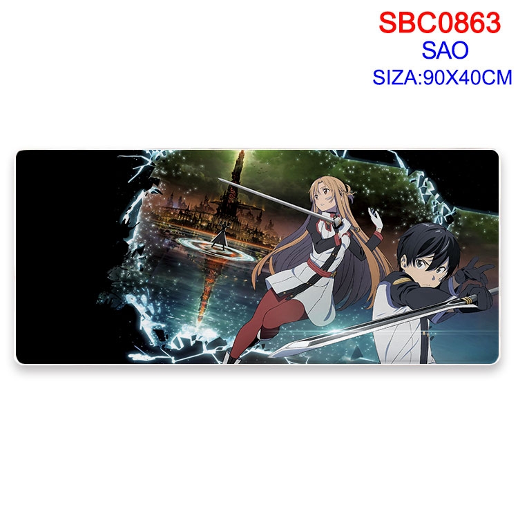 Sword Art Online Anime peripheral edge lock mouse pad 90X40CM  SBC-863