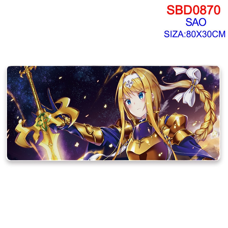 Sword Art Online Animation peripheral locking mouse pad 80X30cm  SBD-870