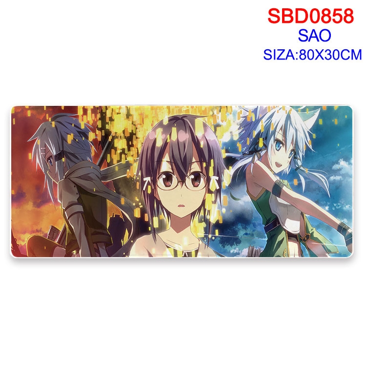 Sword Art Online Animation peripheral locking mouse pad 80X30cm SBD-858