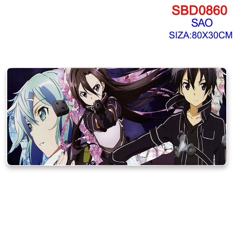 Sword Art Online Animation peripheral locking mouse pad 80X30cm SBD-860