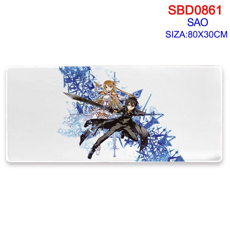 Sword Art Online Animation peripheral locking mouse pad 80X30cm SBD-861