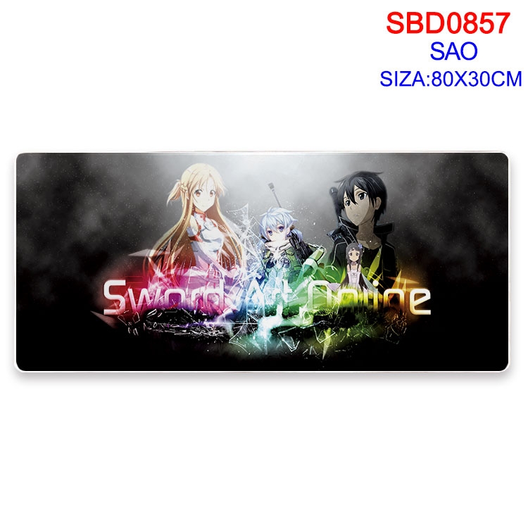 Sword Art Online Animation peripheral locking mouse pad 80X30cm  SBD-857