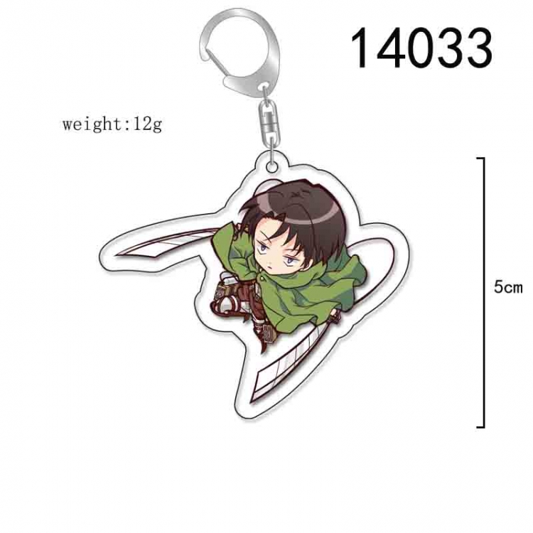 Shingeki no Kyojin Anime Acrylic Keychain Charm price for 5 pcs 14033