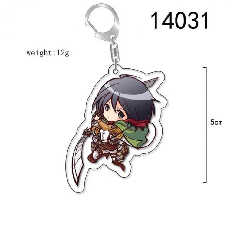 Shingeki no Kyojin Anime Acrylic Keychain Charm price for 5 pcs 14031