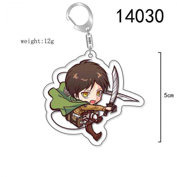 Shingeki no Kyojin Anime Acrylic Keychain Charm price for 5 pcs 14030