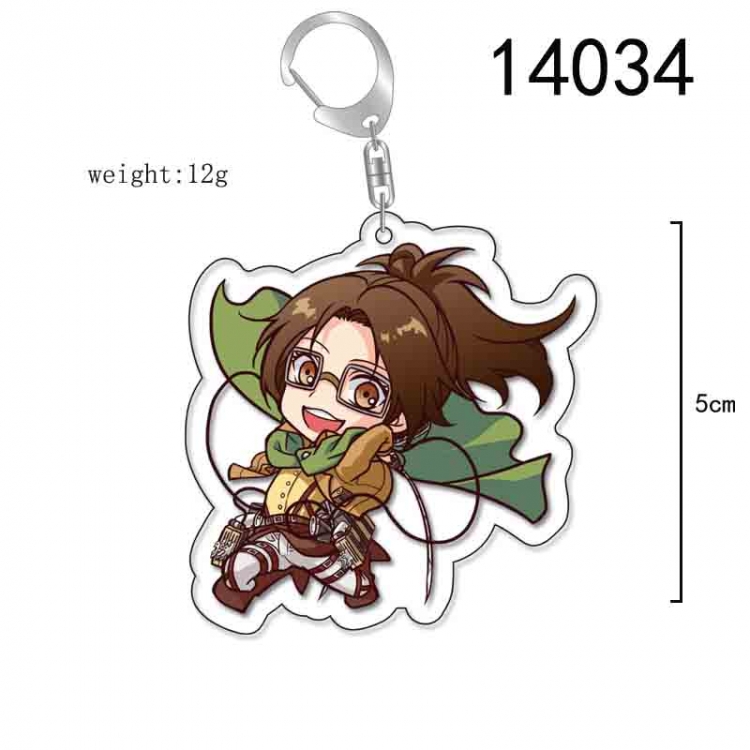 Shingeki no Kyojin Anime Acrylic Keychain Charm price for 5 pcs 14034