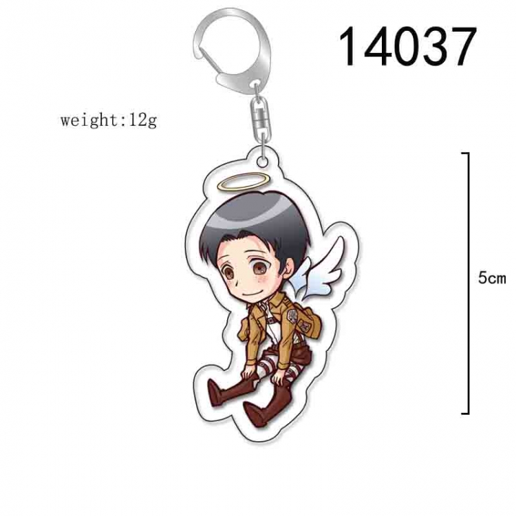 Shingeki no Kyojin Anime Acrylic Keychain Charm price for 5 pcs 14037