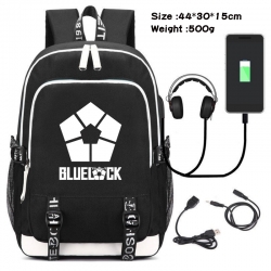 BLUE LOCK Canvas backpack wate...