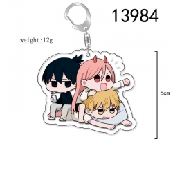 Chainsaw man Anime Acrylic Key...