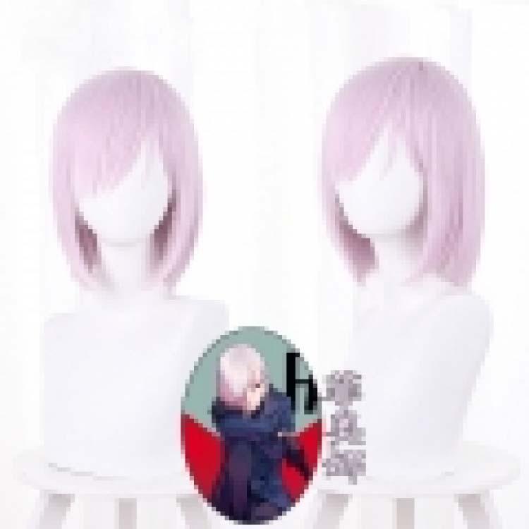 SPY×FAMILY Fiona Frost mixed purple pink short hair cosplay anime wig 534E