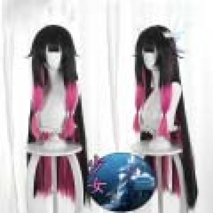 Genshin Impact Outer black inner rose cosplay wig 539M