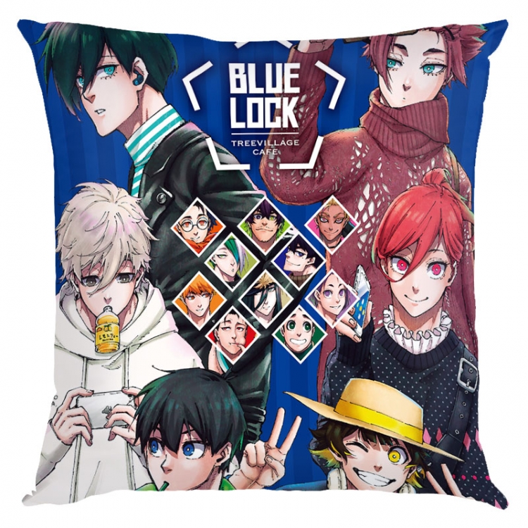 BLUE LOCK Anime square full-color pillow cushion 45X45CM NO FILLING  L2-31