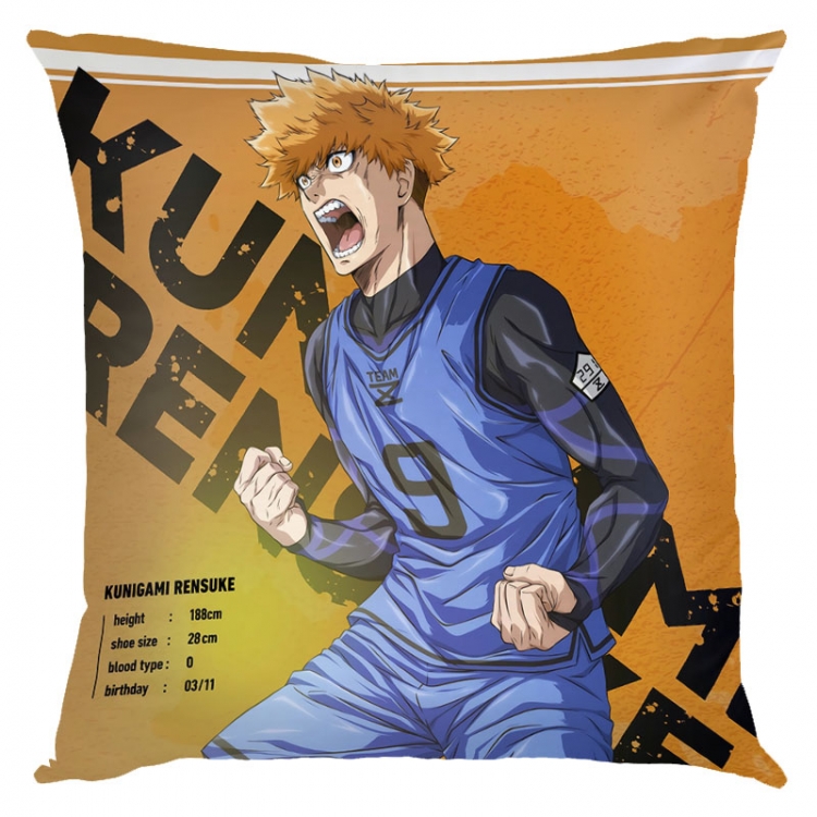 BLUE LOCK Anime square full-color pillow cushion 45X45CM NO FILLING L2-5