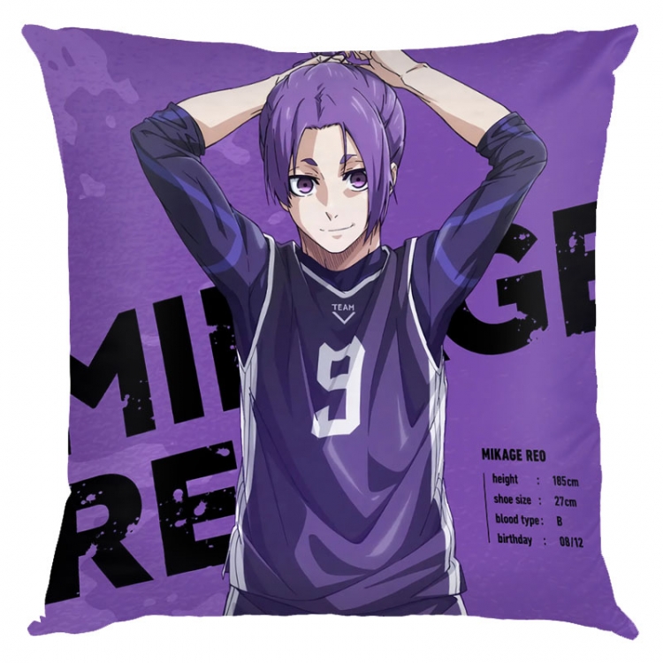 BLUE LOCK Anime square full-color pillow cushion 45X45CM NO FILLING  L2-6