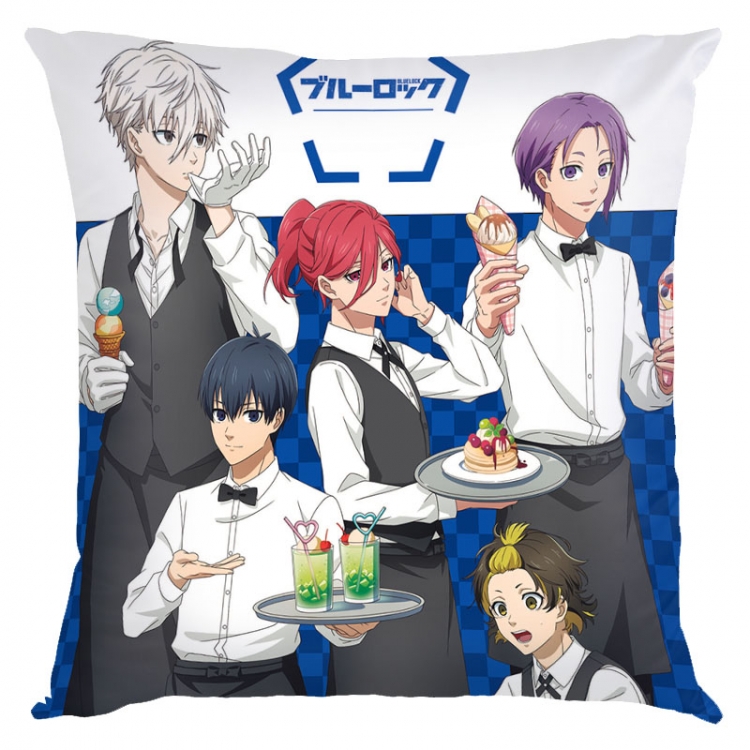 BLUE LOCK Anime square full-color pillow cushion 45X45CM NO FILLING  L2-26