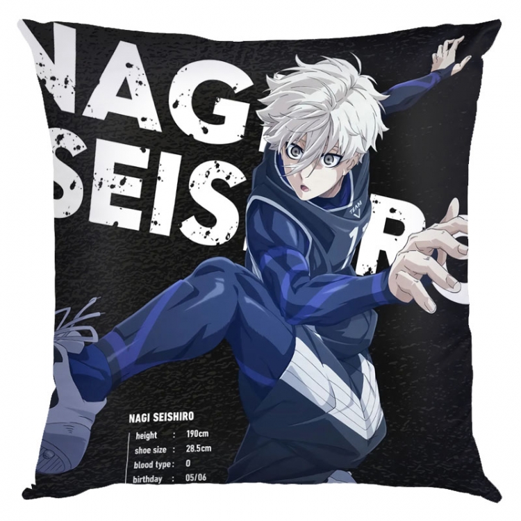 BLUE LOCK Anime square full-color pillow cushion 45X45CM NO FILLING  L2-7