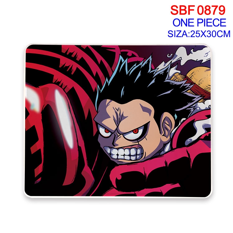 One Piece Anime peripheral edge lock mouse pad 25X30cm