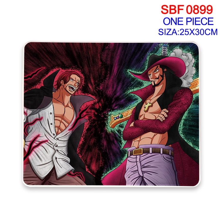 One Piece Anime peripheral edge lock mouse pad 25X30cm