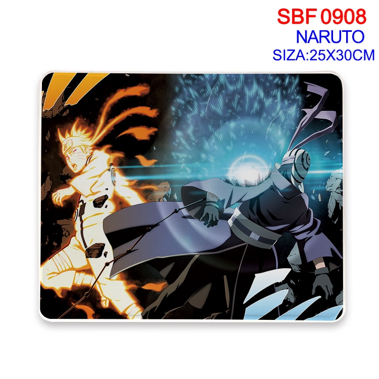 Naruto Anime peripheral edge lock mouse pad 25X30cm SBF-908