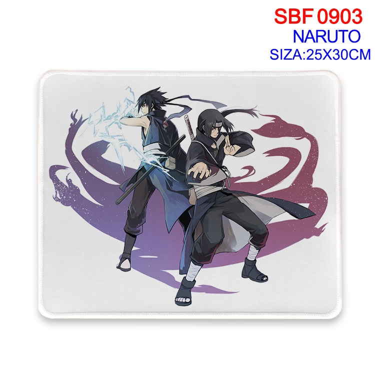 Naruto Anime peripheral edge lock mouse pad 25X30cm SBF-903