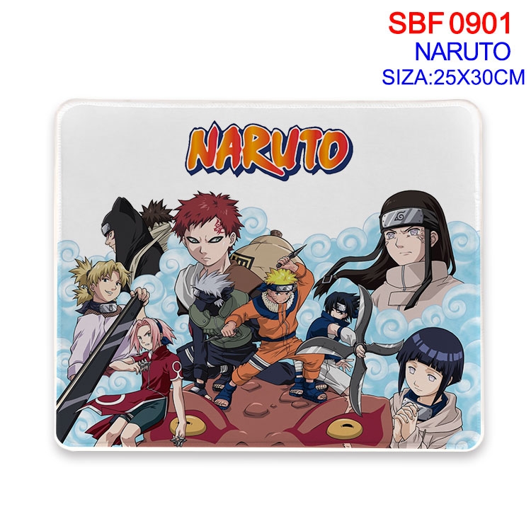 Naruto Anime peripheral edge lock mouse pad 25X30cm SBF-901