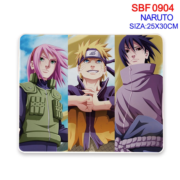 Naruto Anime peripheral edge lock mouse pad 25X30cm SBF-904