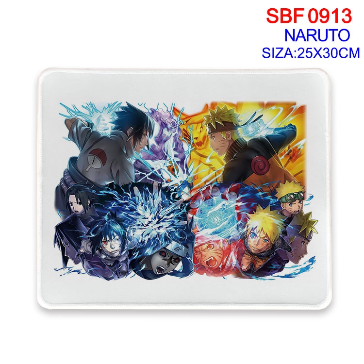 Naruto Anime peripheral edge lock mouse pad 25X30cm SBF-913