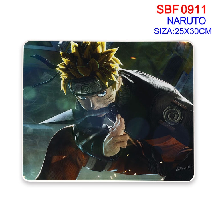 Naruto Anime peripheral edge lock mouse pad 25X30cm SBF-911