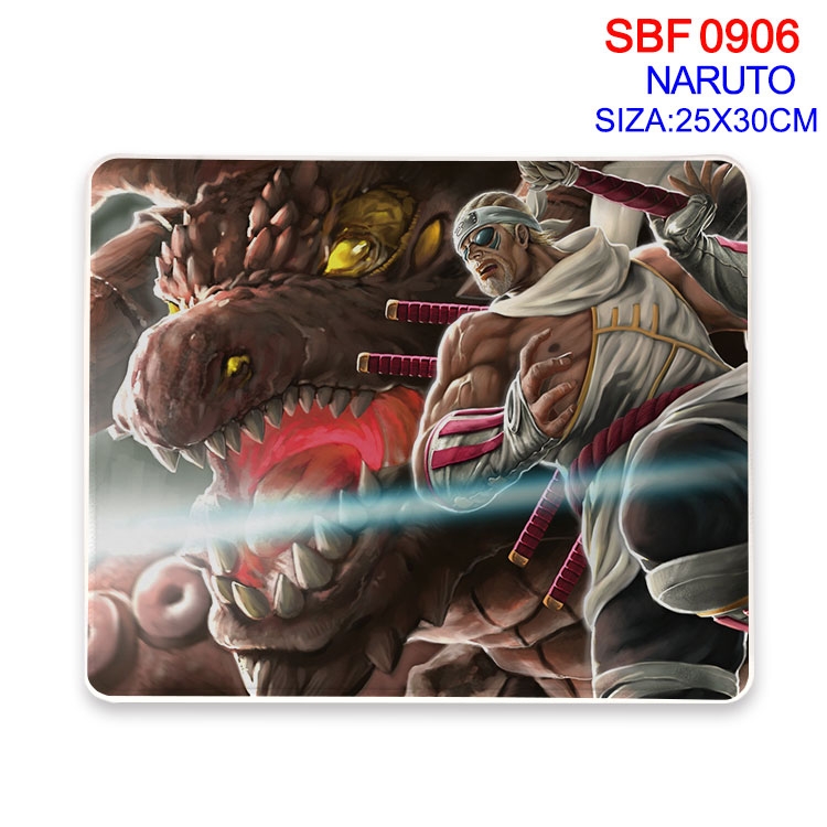 Naruto Anime peripheral edge lock mouse pad 25X30cm SBF-906