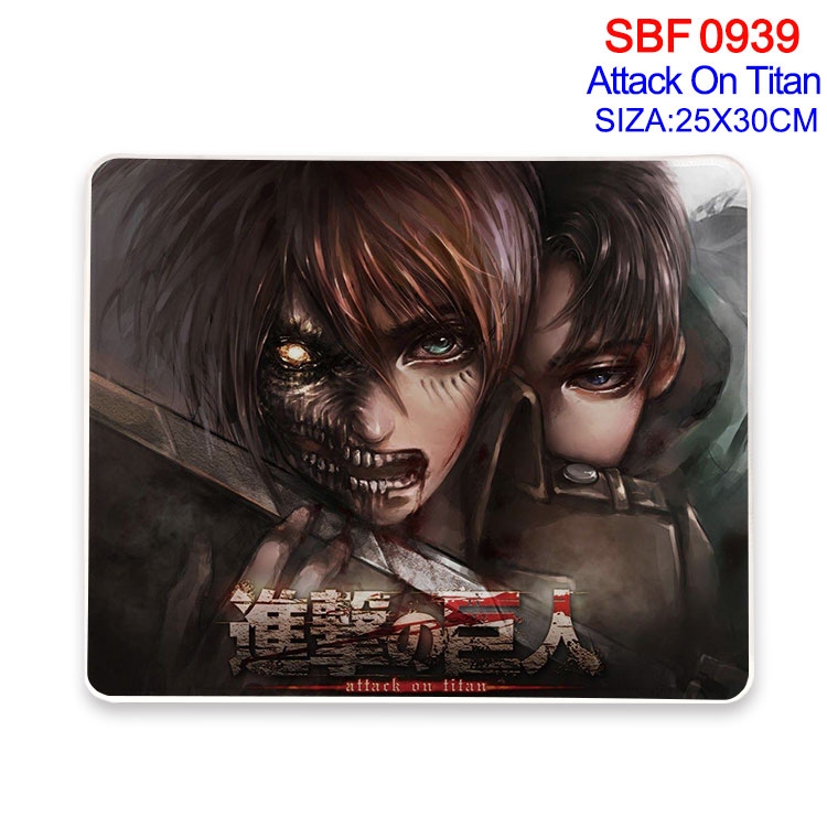 Shingeki no Kyojin Anime peripheral edge lock mouse pad 25X30cm SBF-939