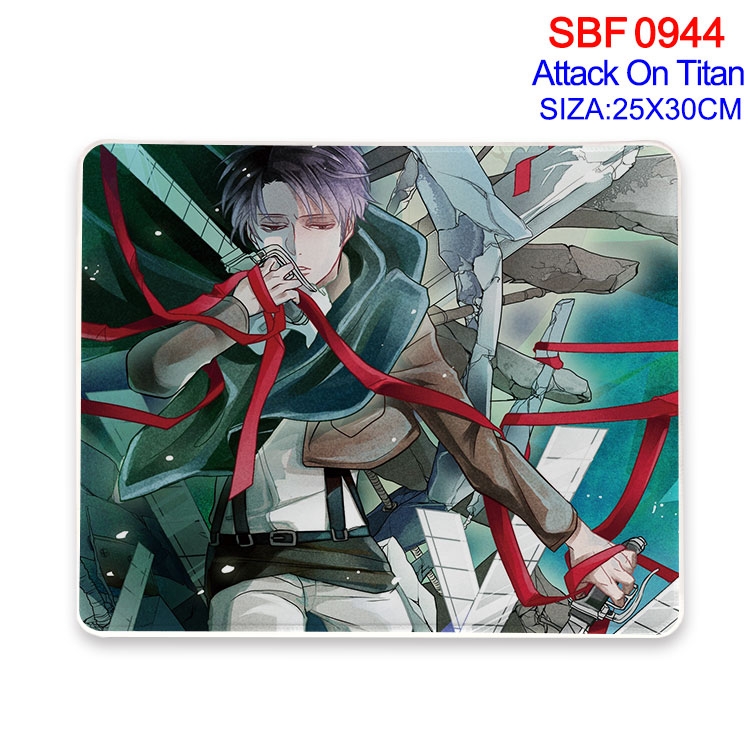 Shingeki no Kyojin Anime peripheral edge lock mouse pad 25X30cm SBF-944