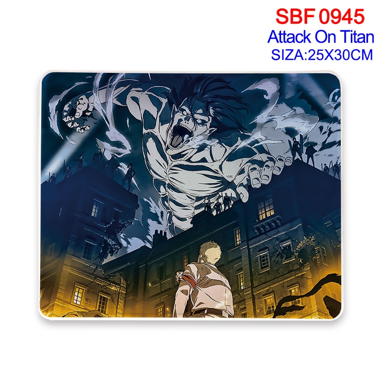 Shingeki no Kyojin Anime peripheral edge lock mouse pad 25X30cm  SBF-945