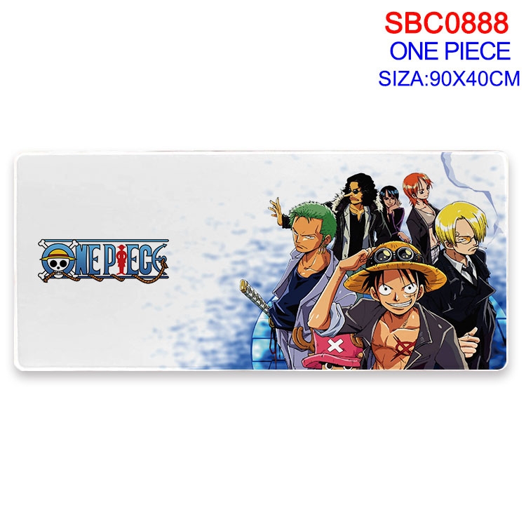 One Piece Anime peripheral edge lock mouse pad 90X40CM  SBC-888