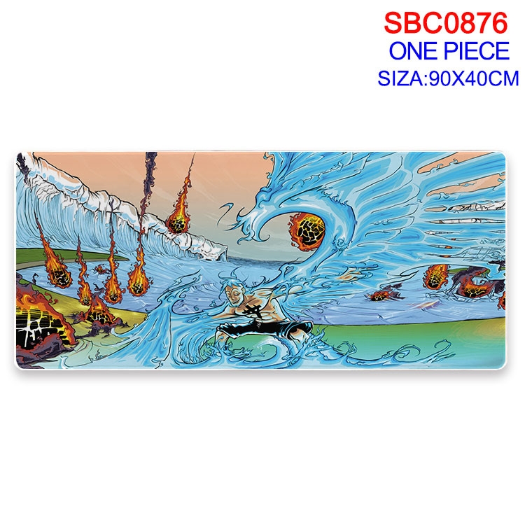 One Piece Anime peripheral edge lock mouse pad 90X40CM SBC-876