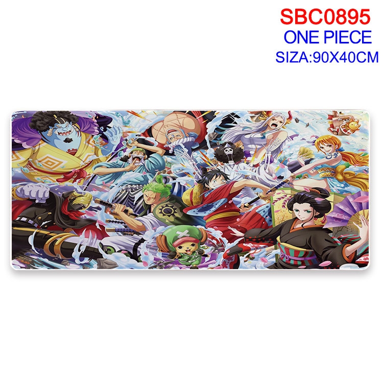 One Piece Anime peripheral edge lock mouse pad 90X40CM  SBC-895