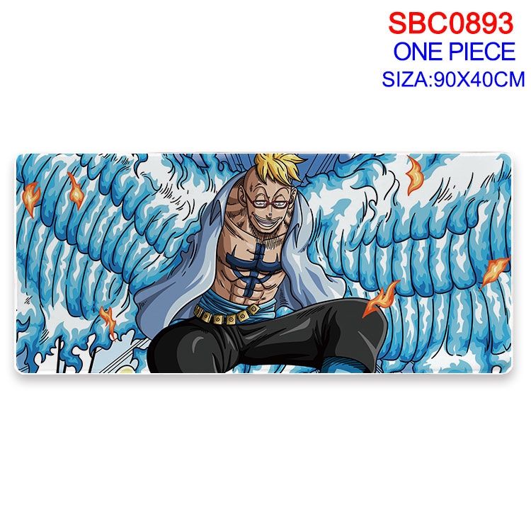 One Piece Anime peripheral edge lock mouse pad 90X40CM  SBC-893