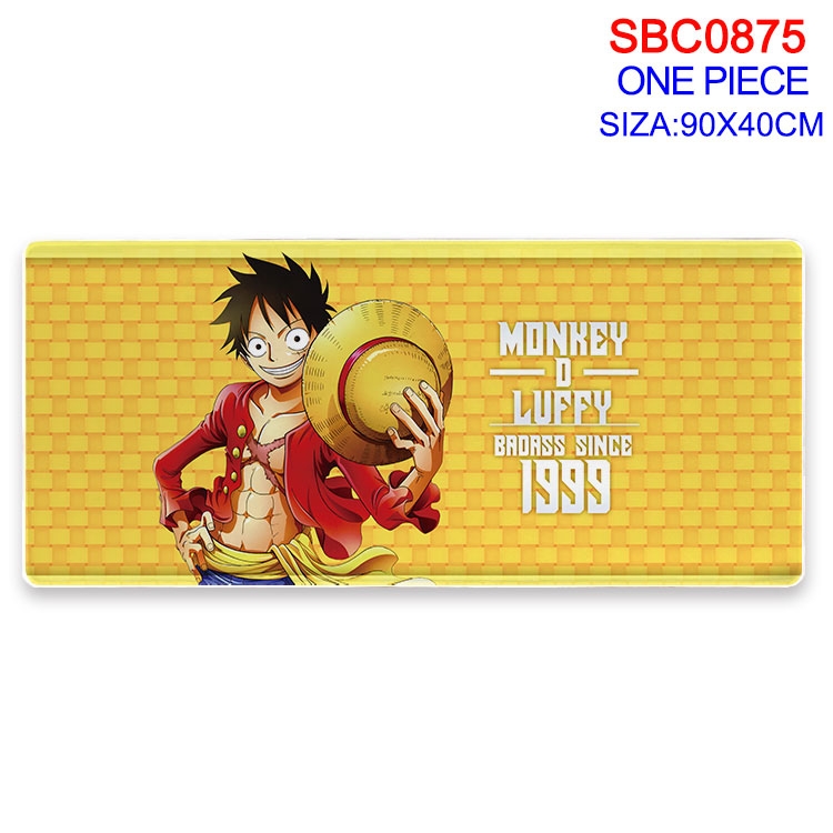 One Piece Anime peripheral edge lock mouse pad 90X40CM SBC-875