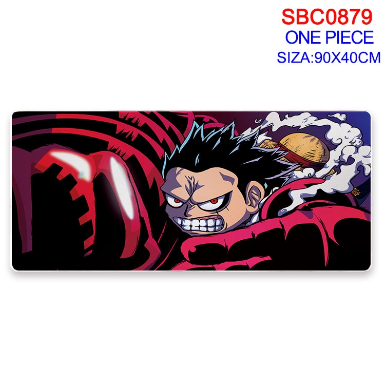 One Piece Anime peripheral edge lock mouse pad 90X40CM  SBC-879