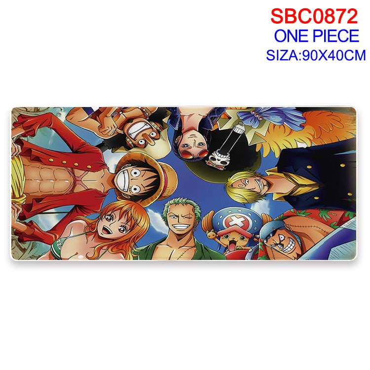 One Piece Anime peripheral edge lock mouse pad 90X40CM SBC-872