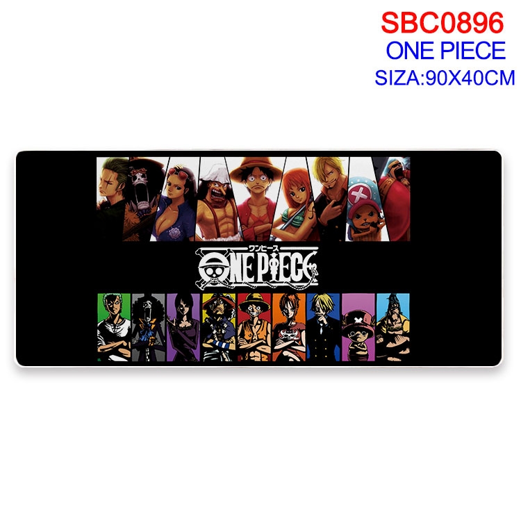 One Piece Anime peripheral edge lock mouse pad 90X40CM SBC-896