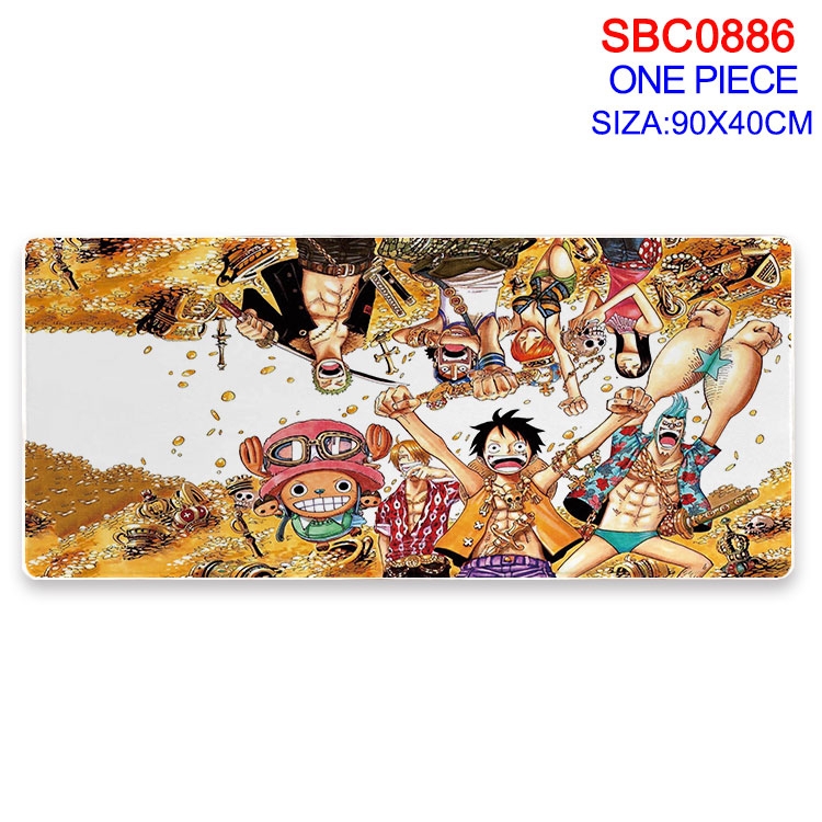 One Piece Anime peripheral edge lock mouse pad 90X40CM SBC-886