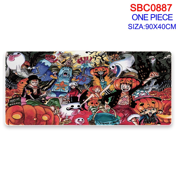One Piece Anime peripheral edge lock mouse pad 90X40CM SBC-887