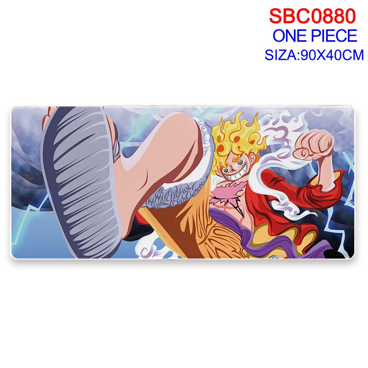 One Piece Anime peripheral edge lock mouse pad 90X40CM  SBC-880