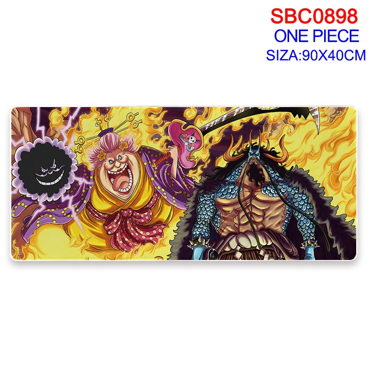 One Piece Anime peripheral edge lock mouse pad 90X40CM SBC-898