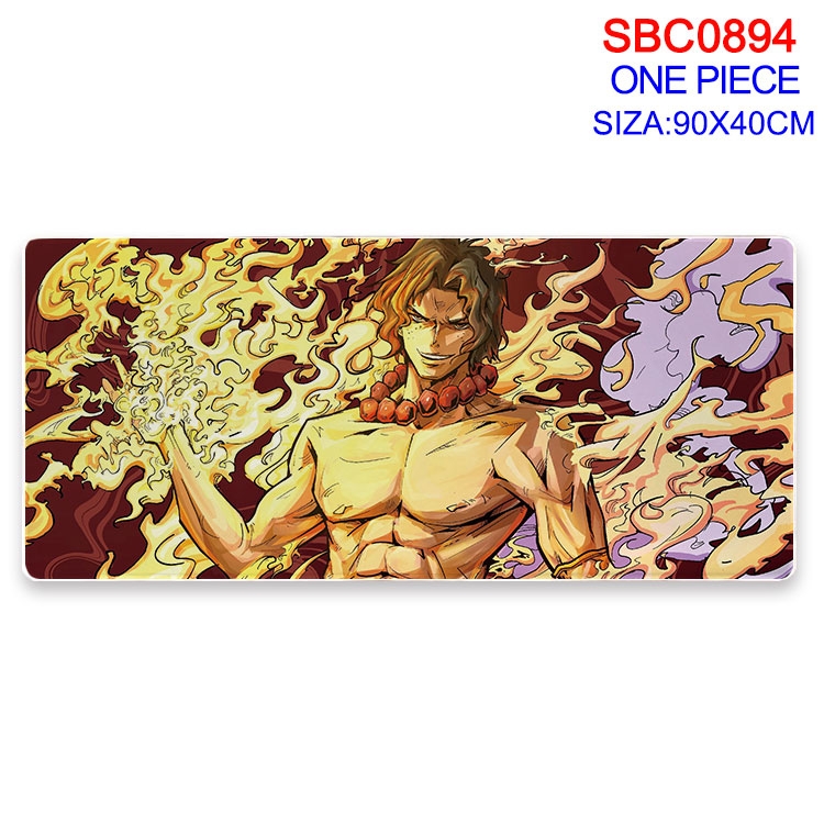 One Piece Anime peripheral edge lock mouse pad 90X40CM  SBC-894