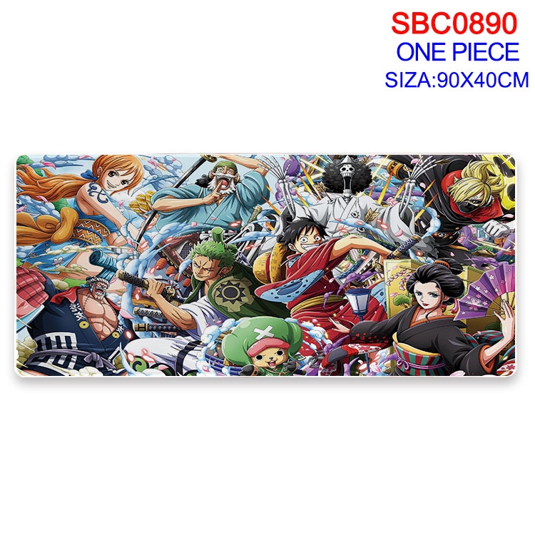 One Piece Anime peripheral edge lock mouse pad 90X40CM  SBC-890