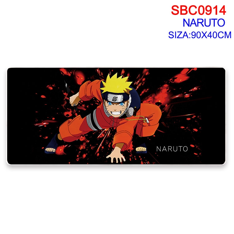 Naruto Anime peripheral edge lock mouse pad 90X40CM  SBC-914