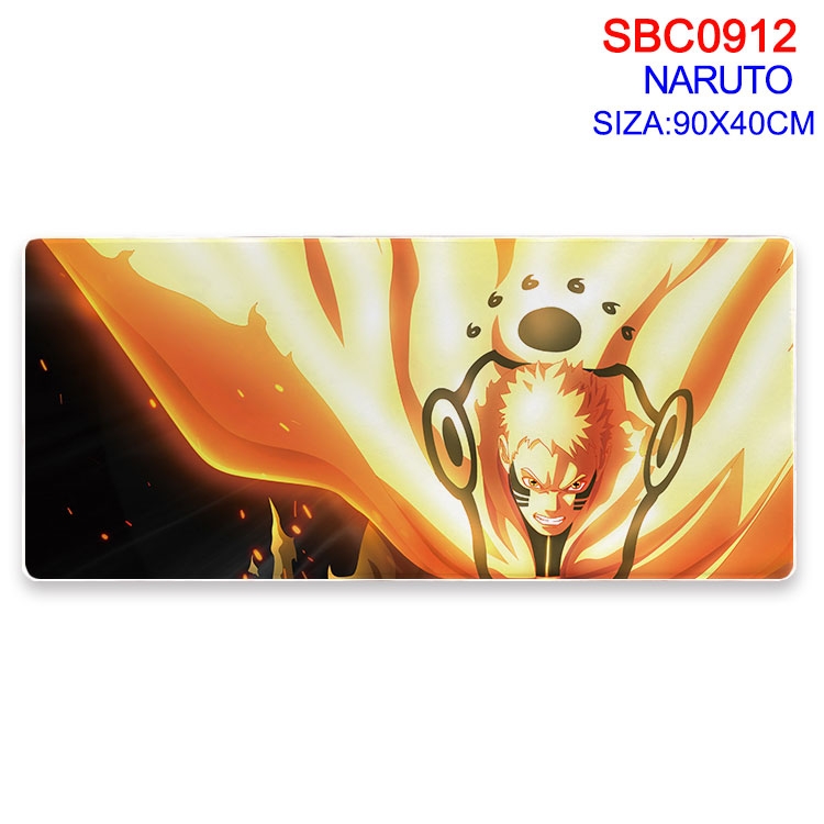 Naruto Anime peripheral edge lock mouse pad 90X40CM  SBC-912