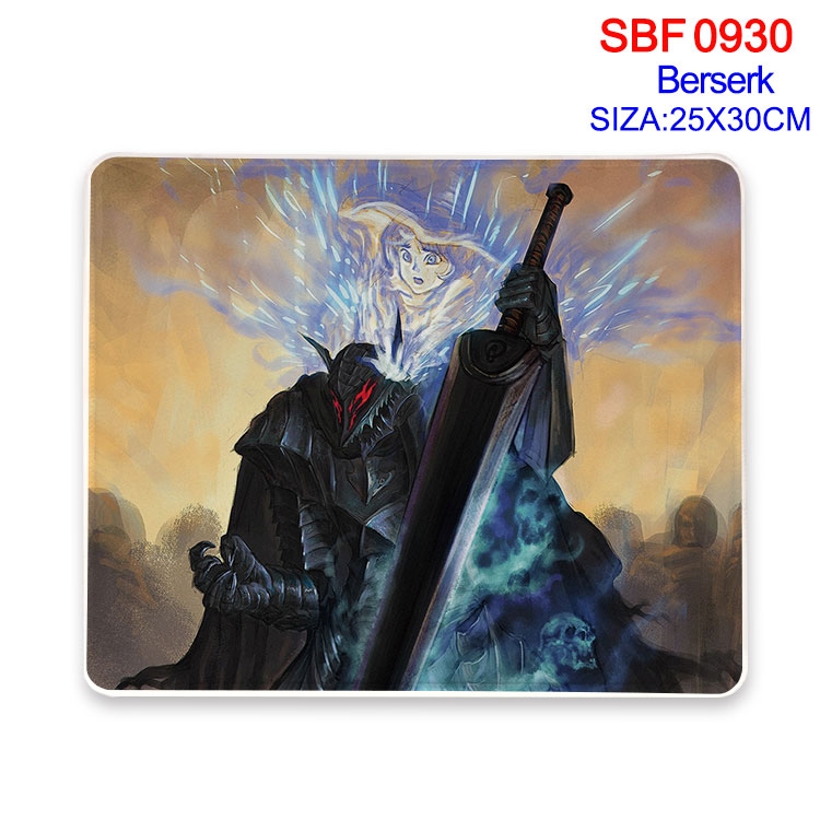 Berserk Anime peripheral edge lock mouse pad 25X30cm SBF-930