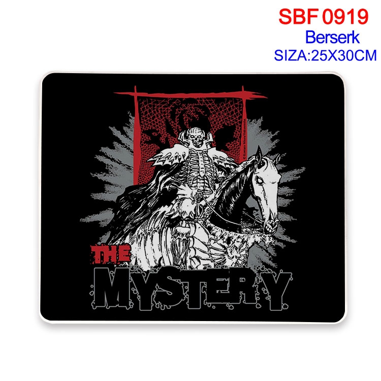 Berserk Anime peripheral edge lock mouse pad 25X30cm SBF-919